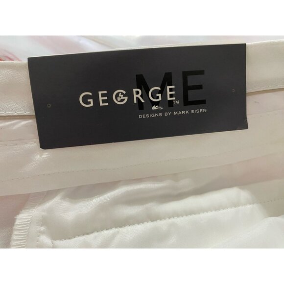 George Womens Size 16 Capri Pants 37X22 Classic Fit Artic White NWT - Picture 8 of 12
